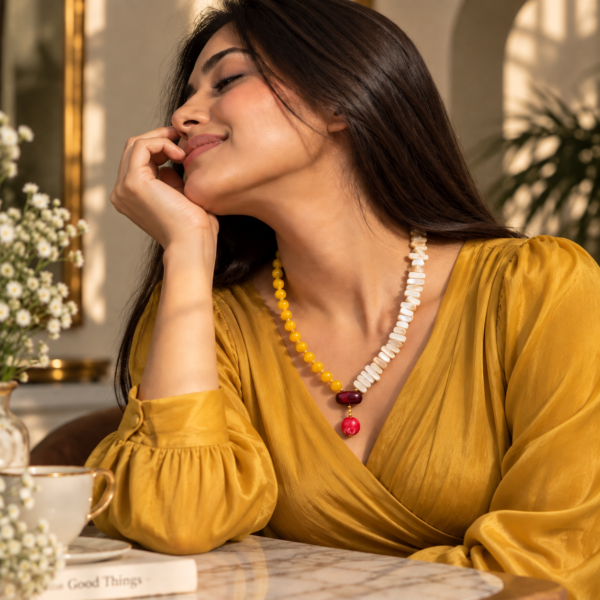 Sunset Shell Harmony Necklace